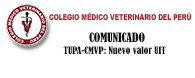 COMUNICADO – TUPA-CMVP: Nuevo valor UIT