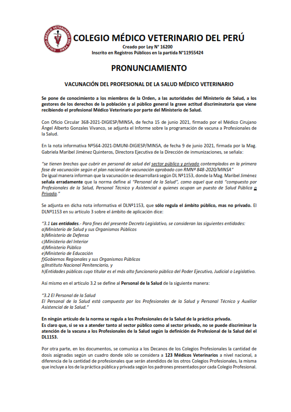 PRONUNCIAMIENTO Vacunación COVID19_001