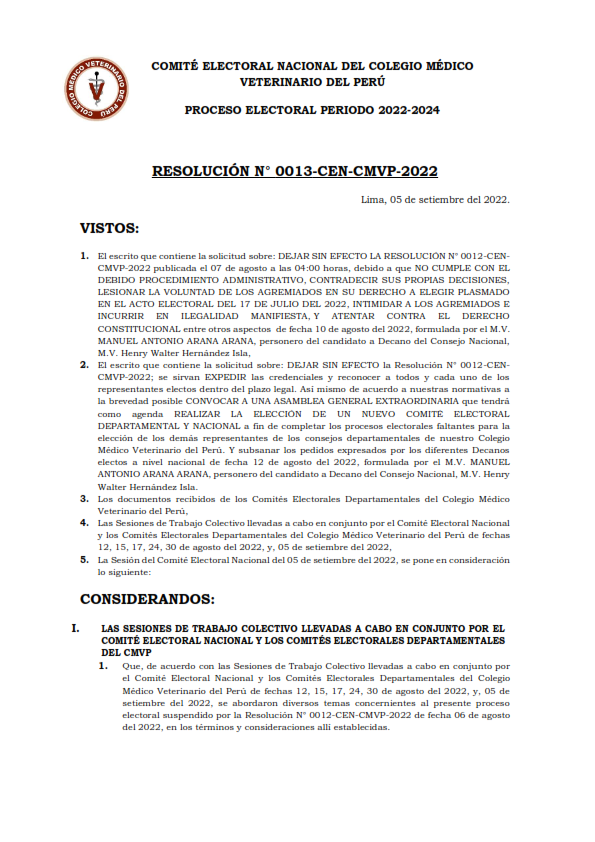 RESOLUCION N° 0013-CEN-2022 del 05 SETIEMBRE 2022_001