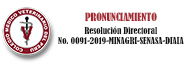 PRONUNCIAMIENTO – Resolución Directoral No. 0091-2019-MINAGRI-SENASA-DIAIA