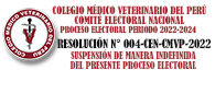 PROCESO ELECTORAL PERIODO 2022-2024 – RESOLUCIÓN N° 004-CEN-CMVP-2022