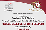 Audiencia Pública – «Proyecto de Ley del Trabajo del Profesional de la Salud Médico Veterinario»