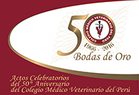 Invitación a los Actos Celebratorios del 50° Aniversario del Colegio Médico Veterinario del Perú