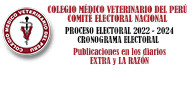 PROCESO ELECTORAL 2022 – 2024 – CRONOGRAMA ELECTORAL – Publicaciones en los diarios  EXTRA y LA RAZÓN